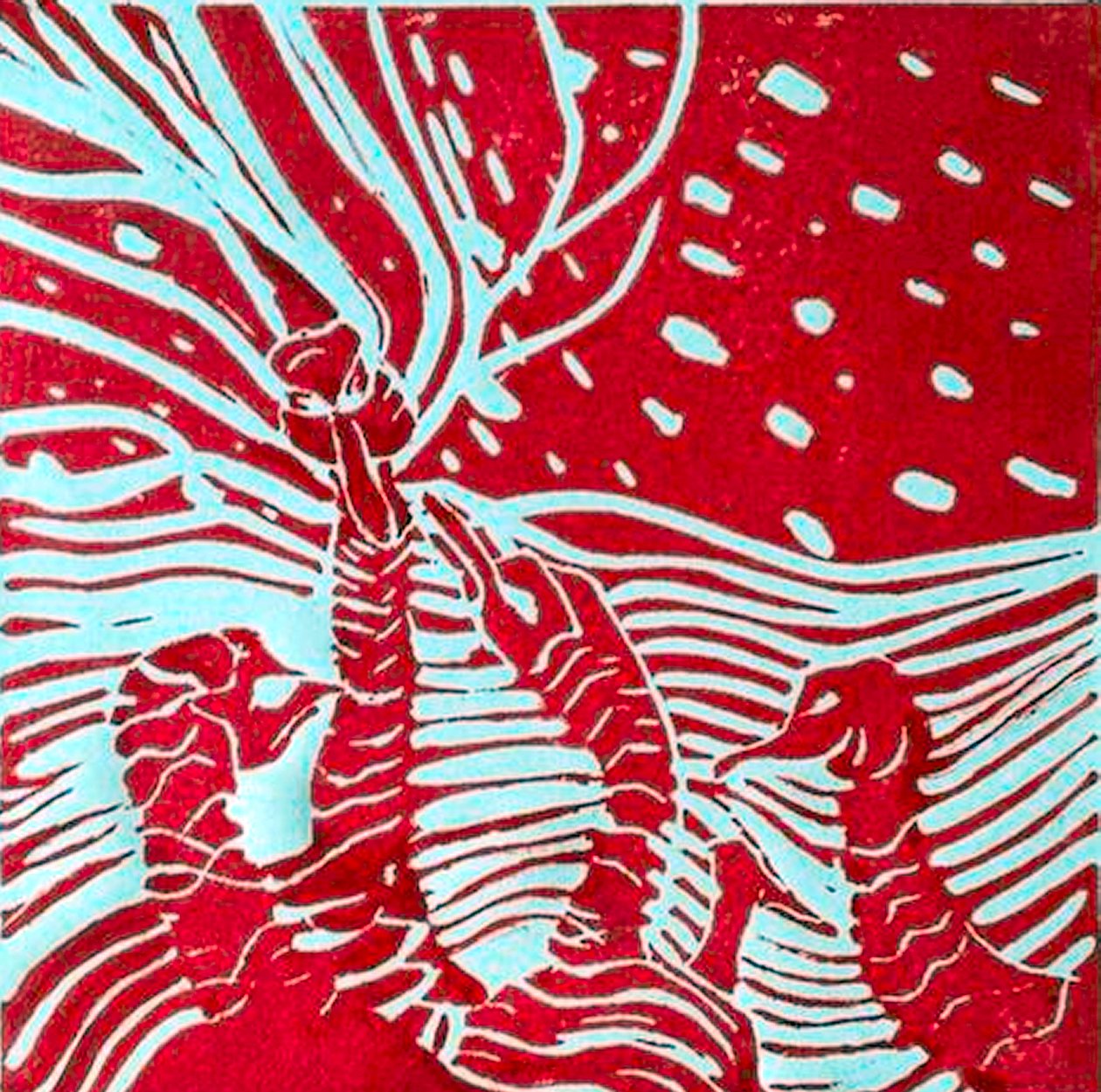 Red Geese by Mary Smith