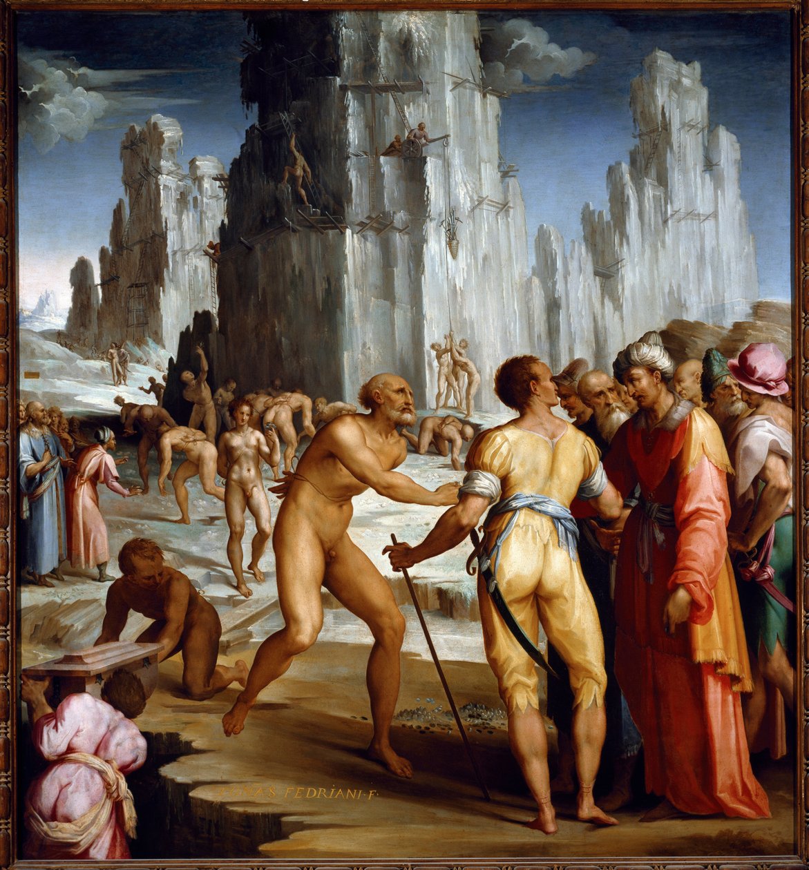 Diamond Mining Work by Maso da San Friano