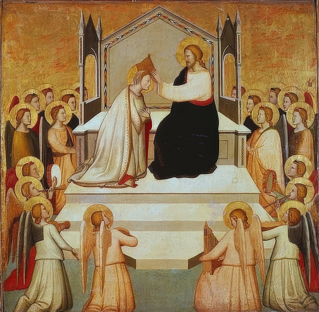 The Coronation of Mary by Maso di Banco