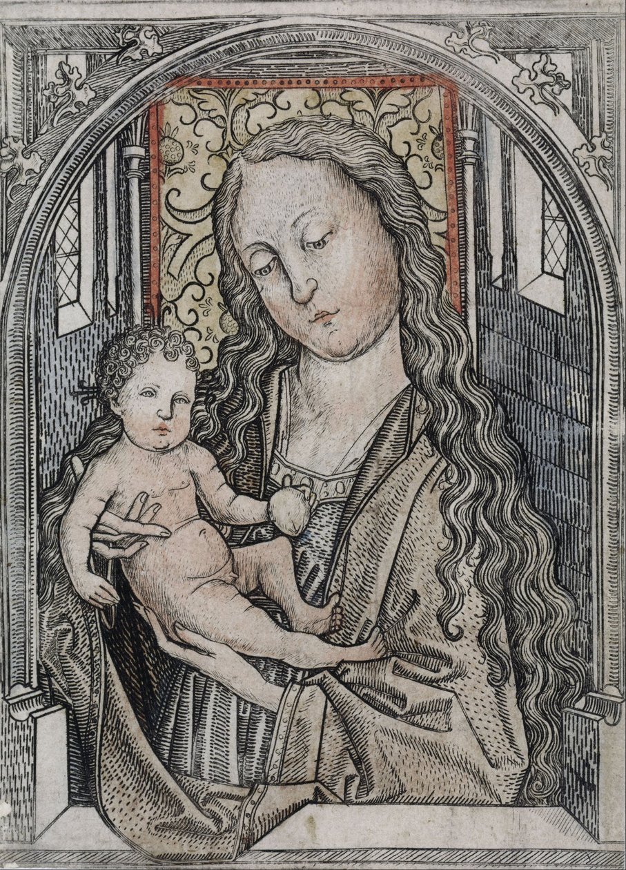Madonna and Child by Master E.S.