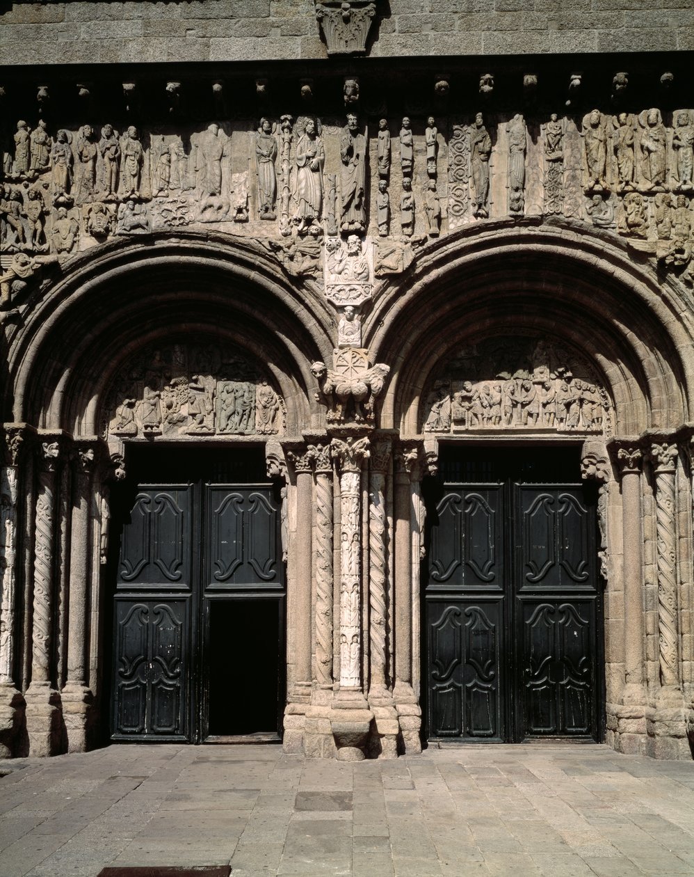 View of the Portico de las Platerias by Master Mateo