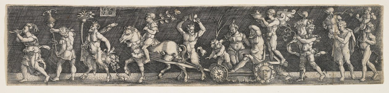 Triumph of Bacchus, 1534 by Master V. G.