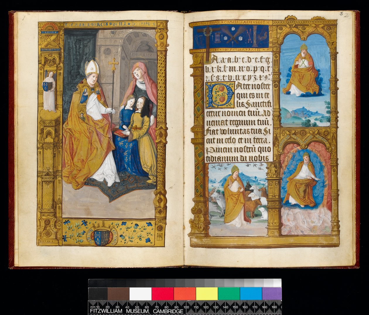 Anne of Brittany presented to St Claude, from 