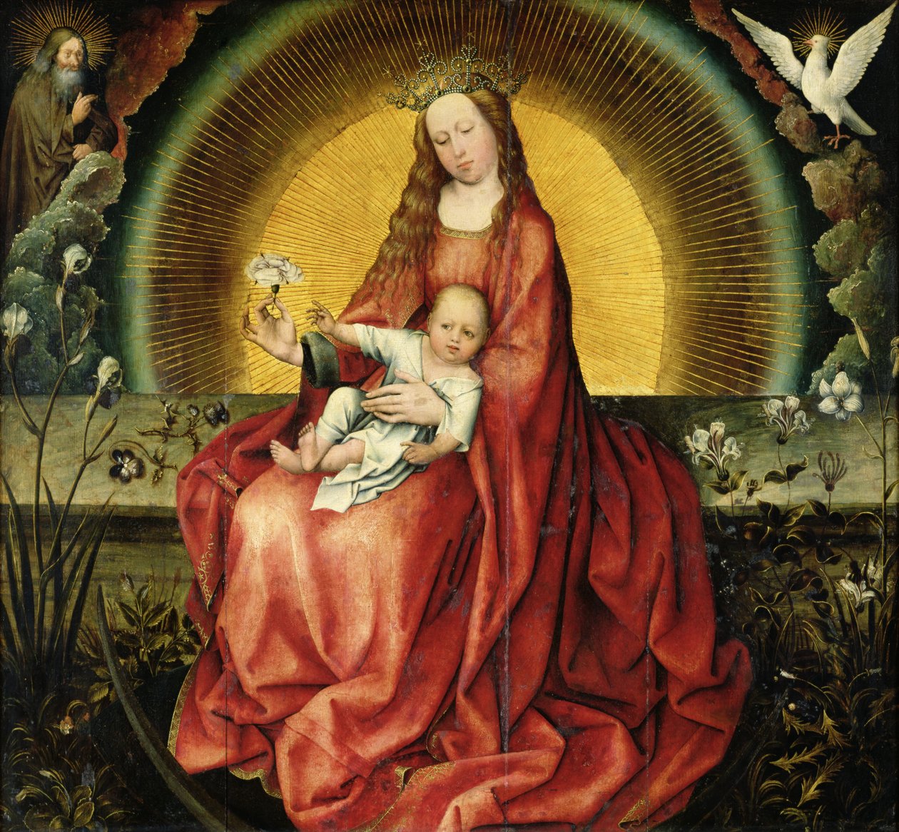 The Virgin and Child by Master of Flémalle