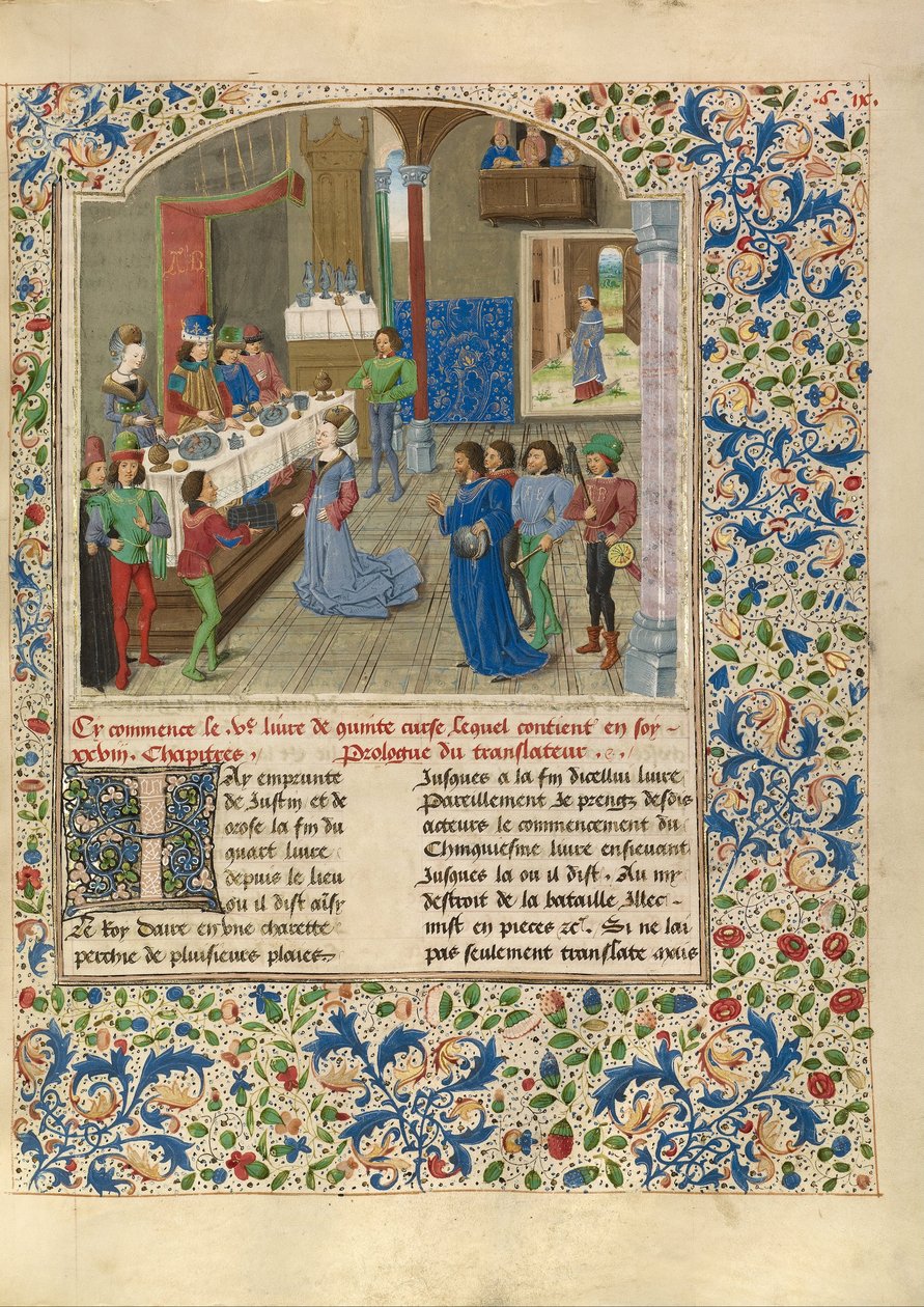 Alexander and the Niece of Artaxerxes III by Master of Jardin