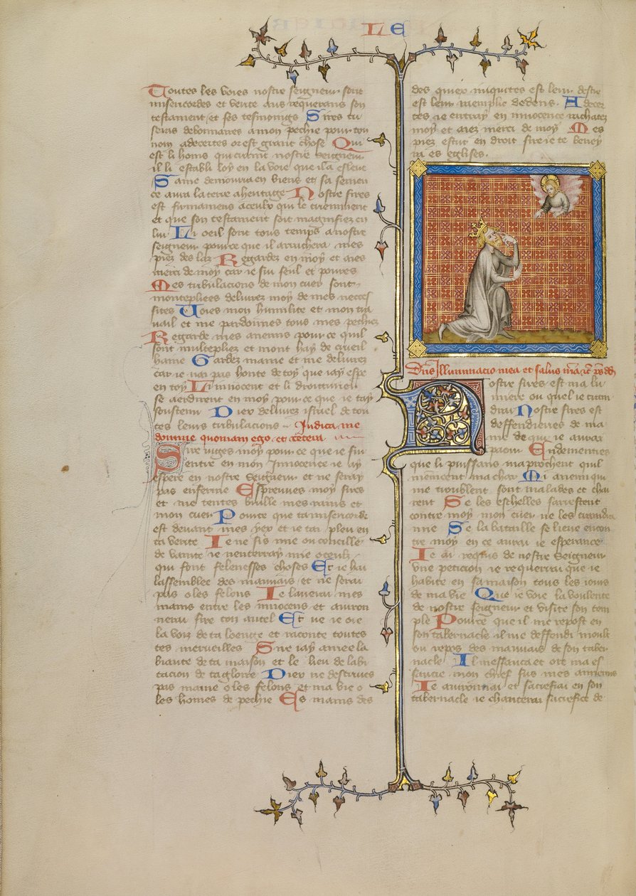David Pointing to His Eye by Master of Jean