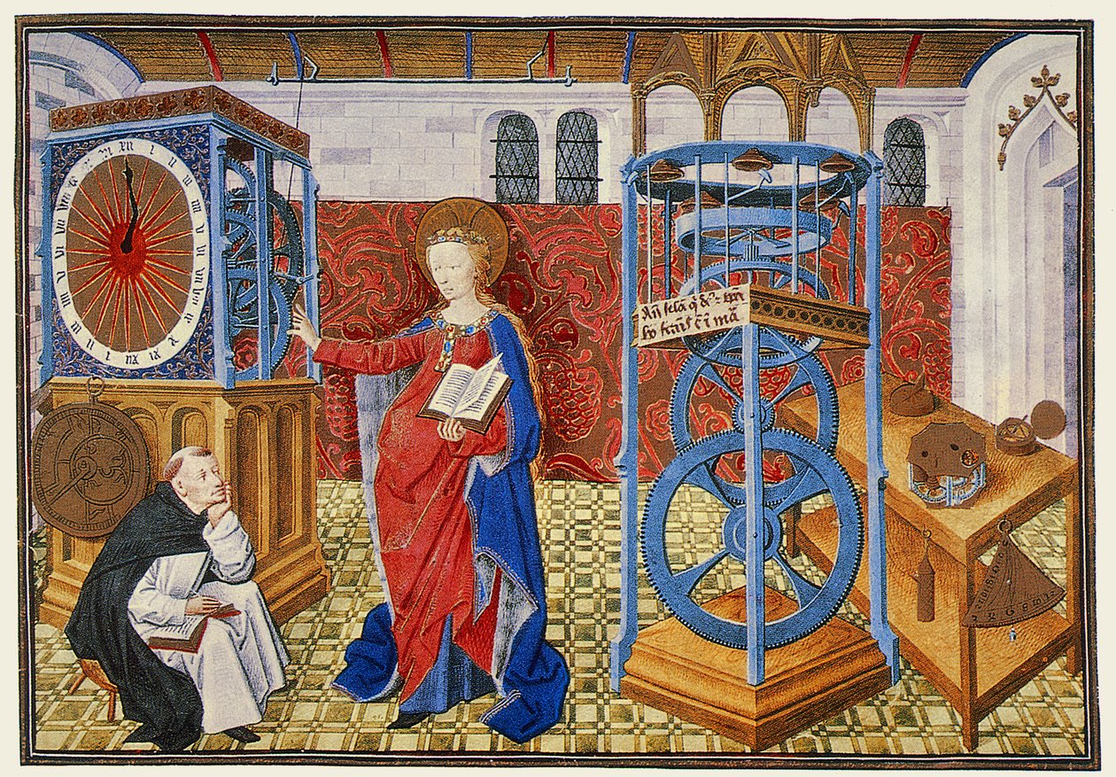 Wisdom Teaching the Author the Precepts of Temperance, from Horologium Sapientiae by Henri Suso, c.1455 by Master of Jean Rolin II