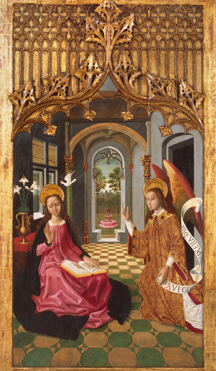 Annunciation by Master of La Seu