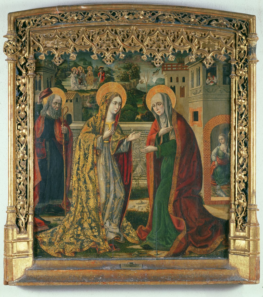 The Visitation by Master of Perea