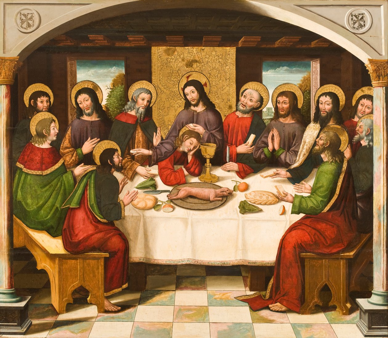 The Last Supper, c.1525 by Master of Portillo