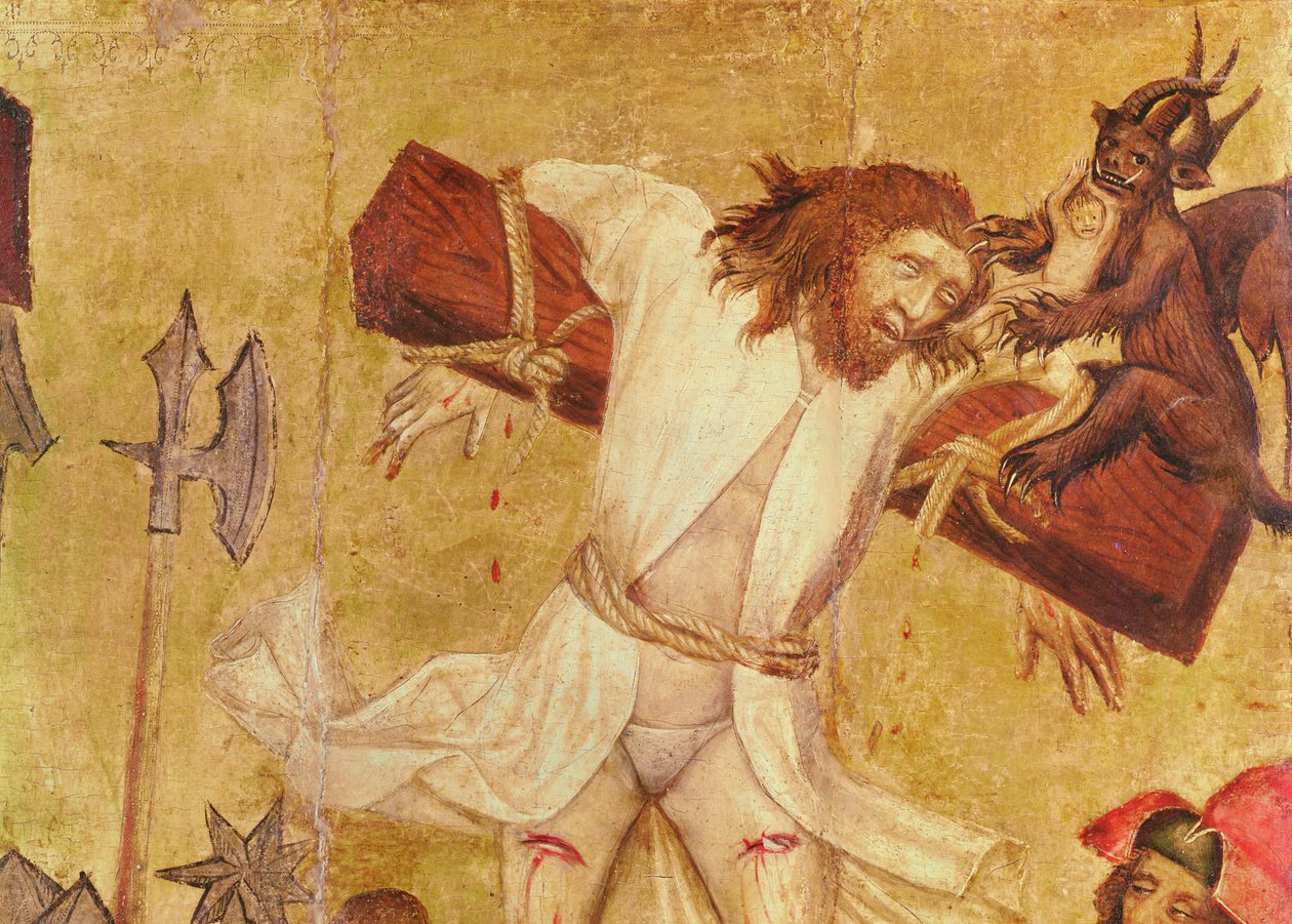 The Crucifixion, c.1420 (detail) by Master of Raigern