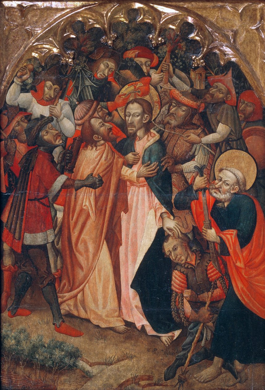 The Kiss of Judas by Master of Retascón