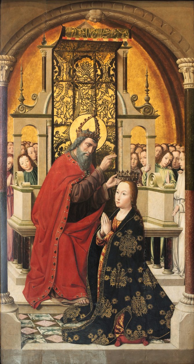 Crowning of the Virgin by Master of Santa Clara de Palencia
