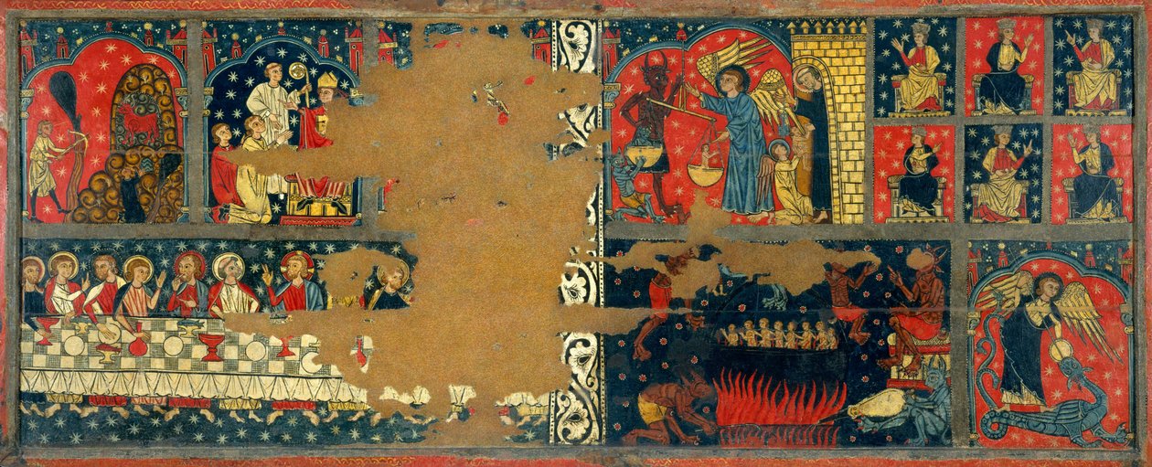 Panel of Saint Michael by Master of Soriguerola