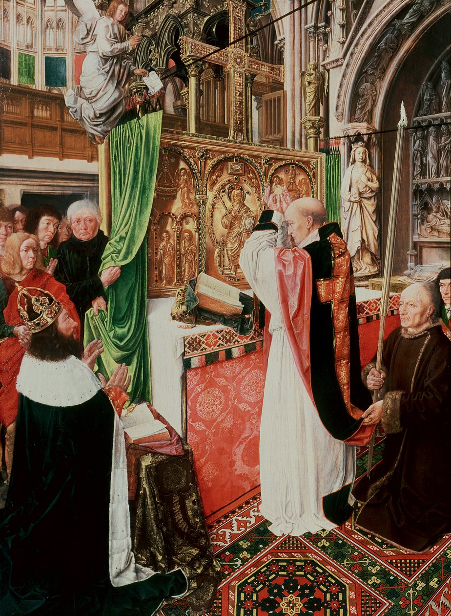 The Mass of St. Giles by Master of St. Giles