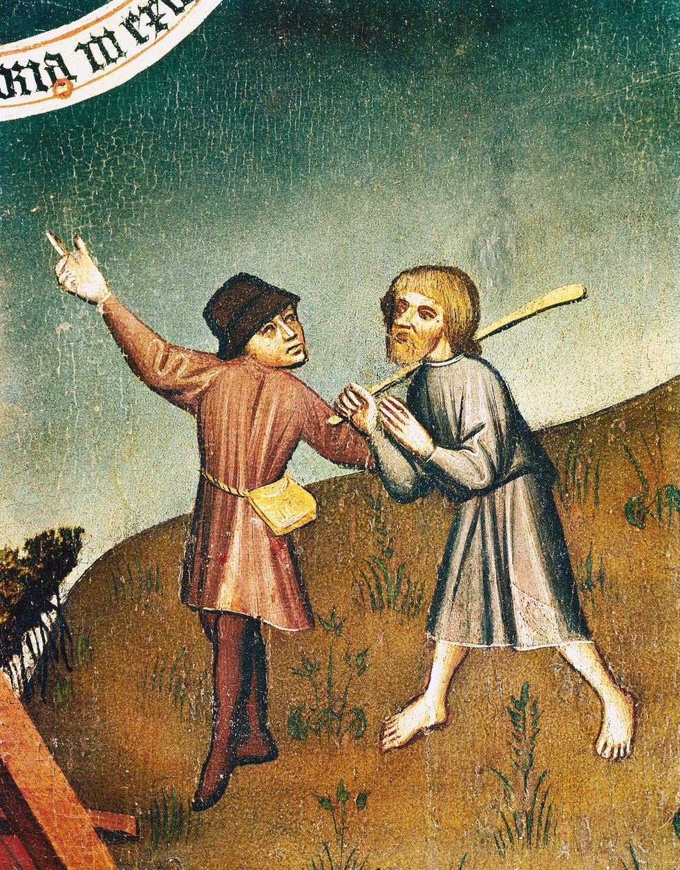 Adoration of the Magi (detail) by Master of Zlate Moravce