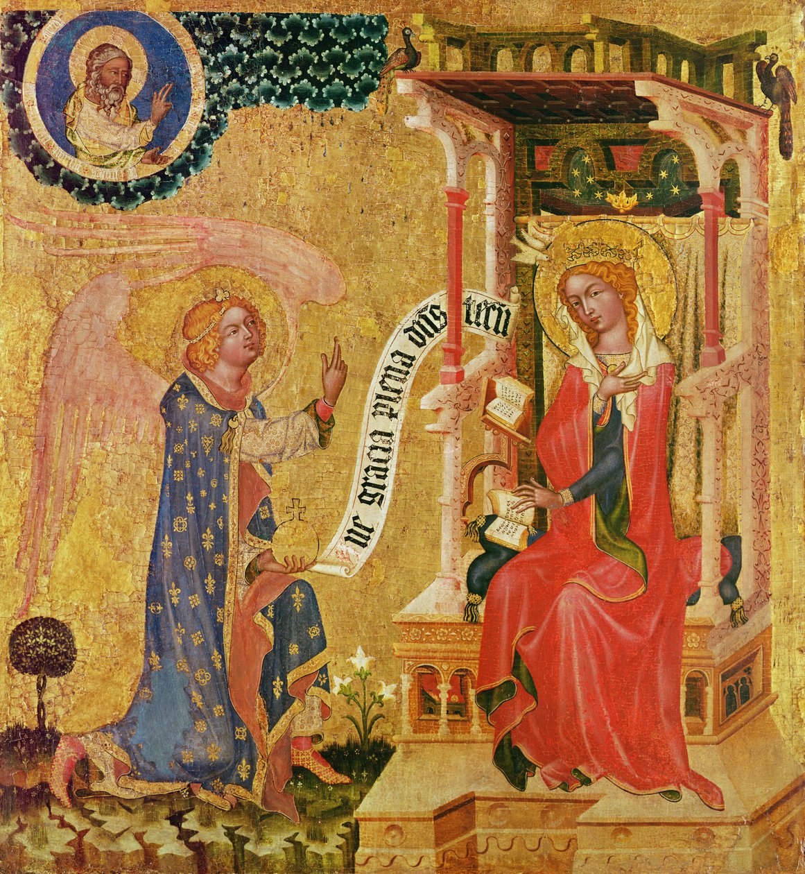 Annunciation by Master of the Cycle of Vyssi Brod