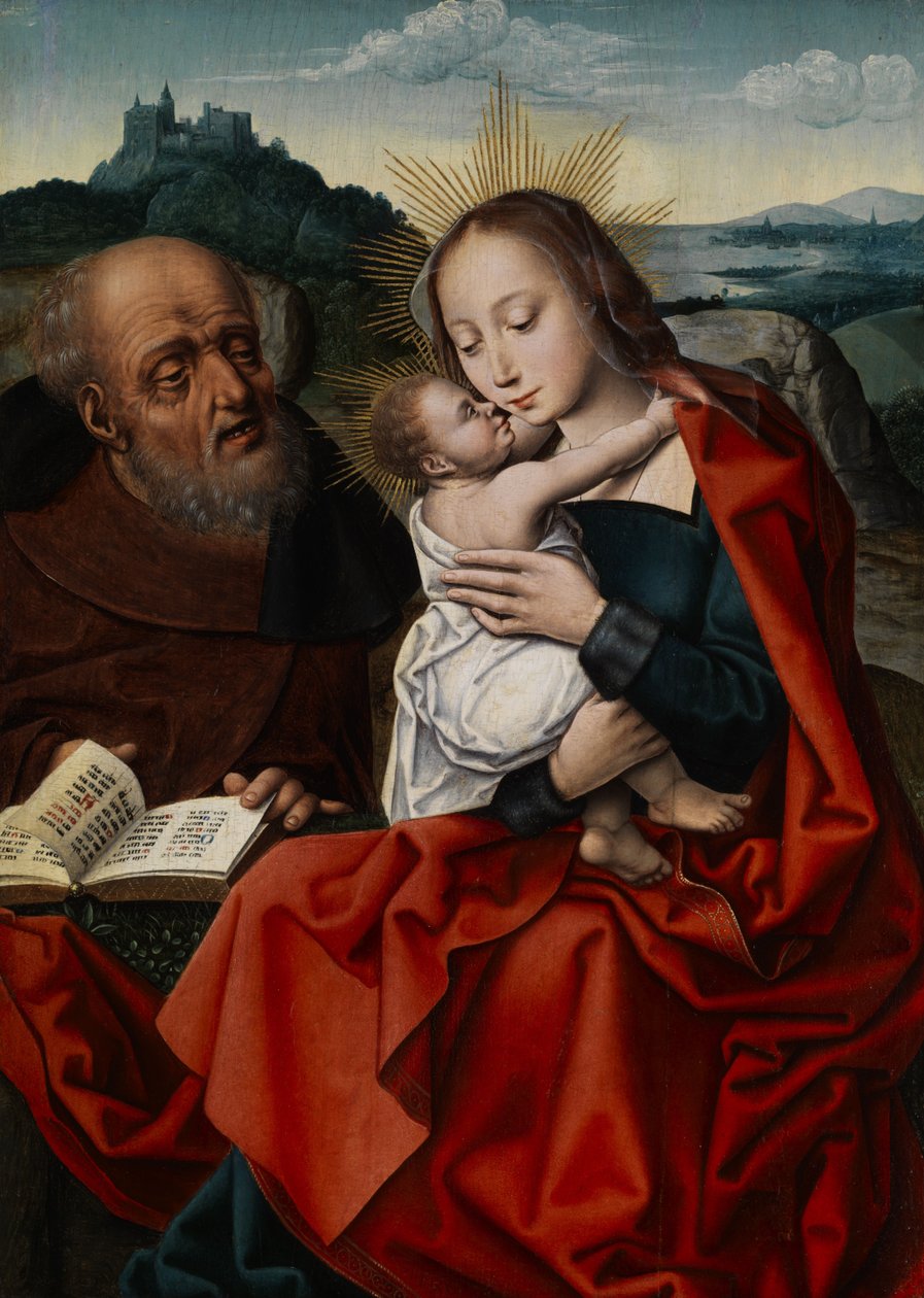 Holy Family in a Landscape by Master of the Mansi Magdalen
