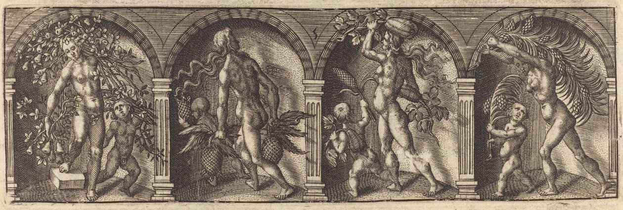 Various Portraits and Figures V by Master AD
