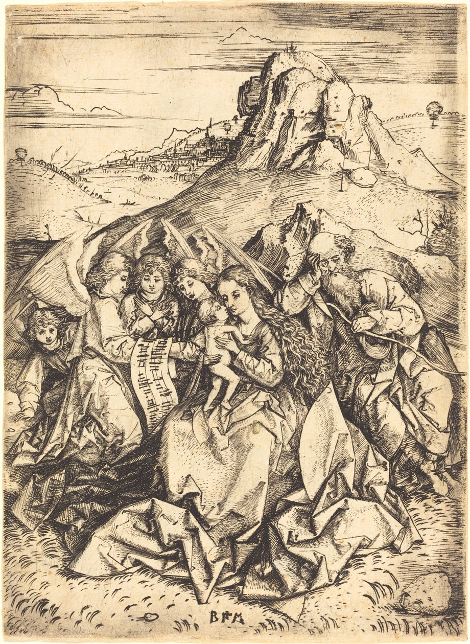 The Rest on the Flight into Egypt by Master BM