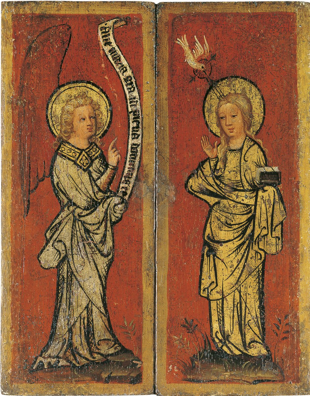 The Annunciation. Triptych of The Holy Face by Master Bertram of Minden
