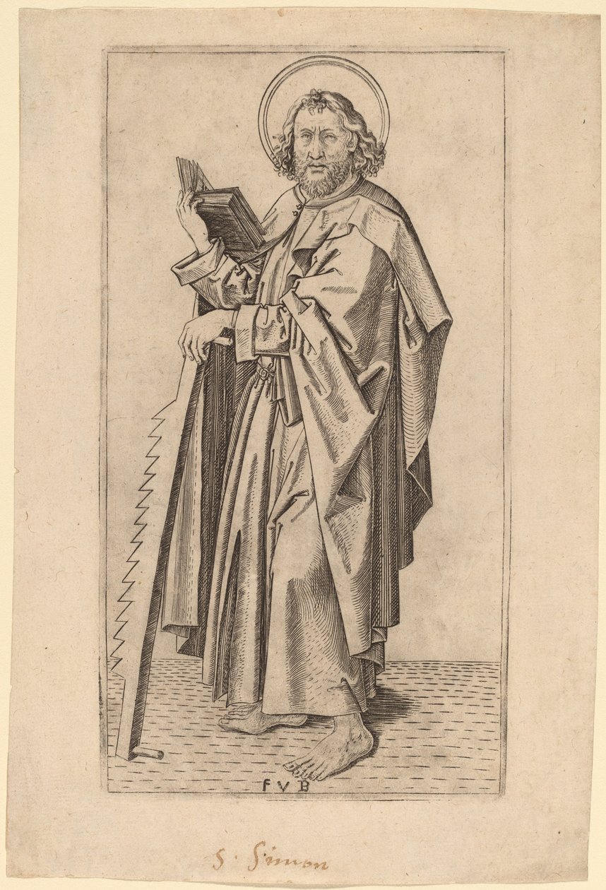 Saint Judas Thaddaeus by Master FVB
