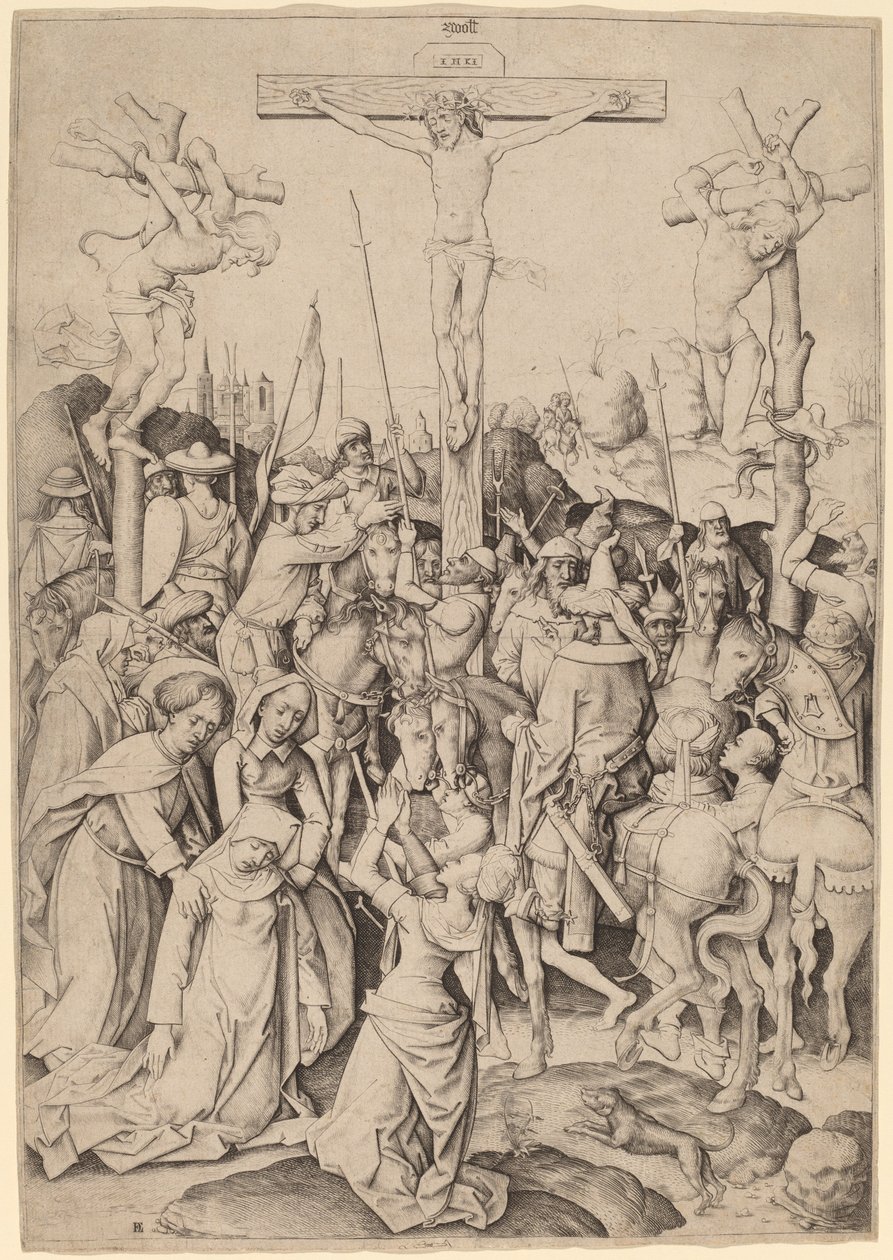The Mount of Calvary by Master I.A.M. of Zwolle