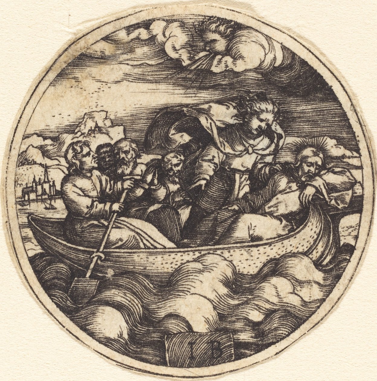 Christ Stilling the Storm by Master IB