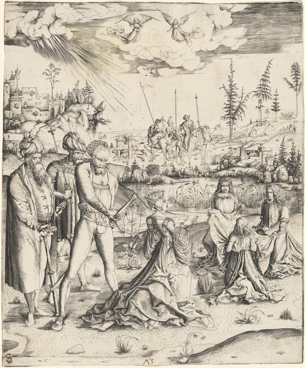 The Martyrdom of Saint Catherine by Master MZ