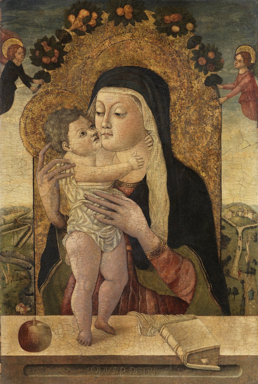 Virgin and Child by Master P. Petrus