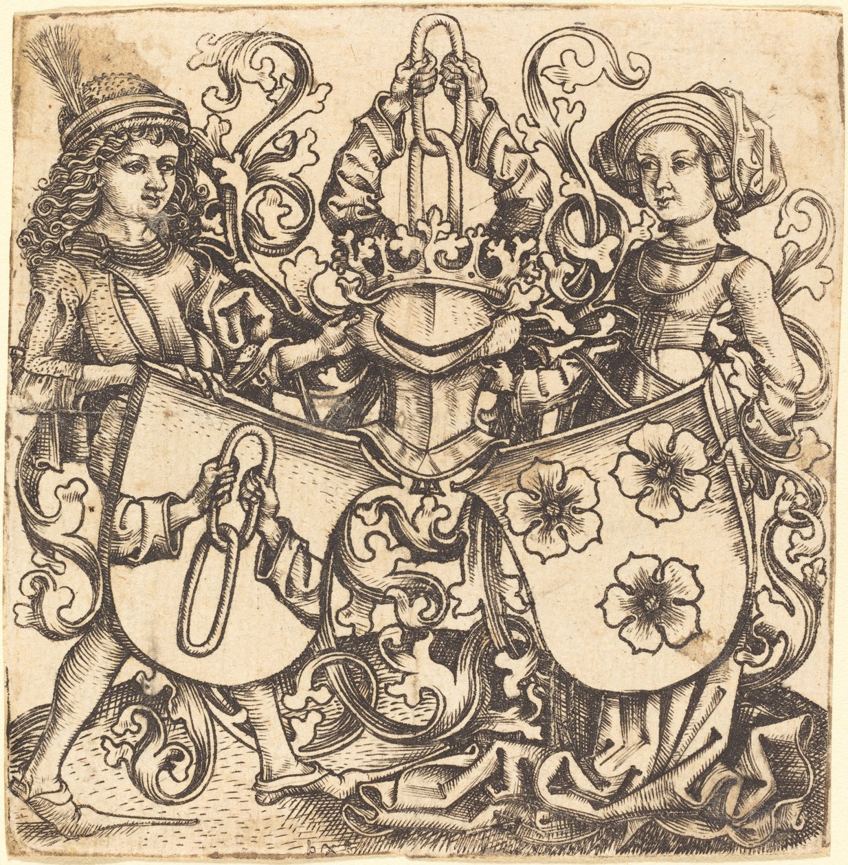 Arms of Rohrbach and Holzhausen by Master bg
