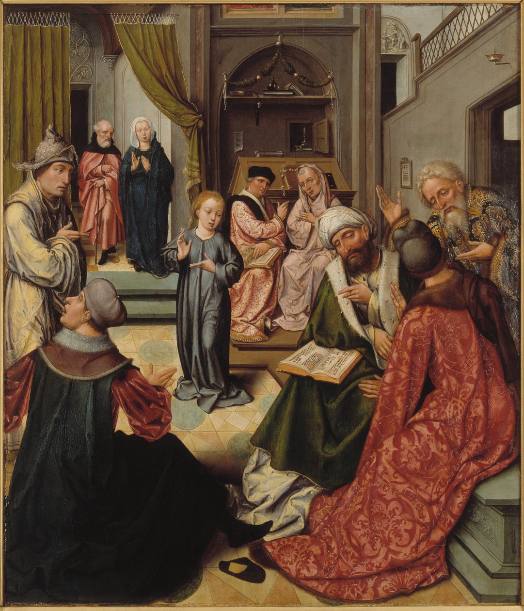 Christ among the Doctors by Master of 1518.