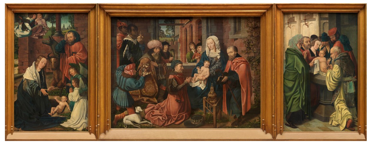 Epiphany Triptych by Master of Frankfurt