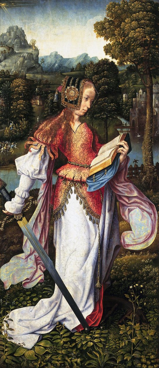St Catherine by Master of Frankfurt