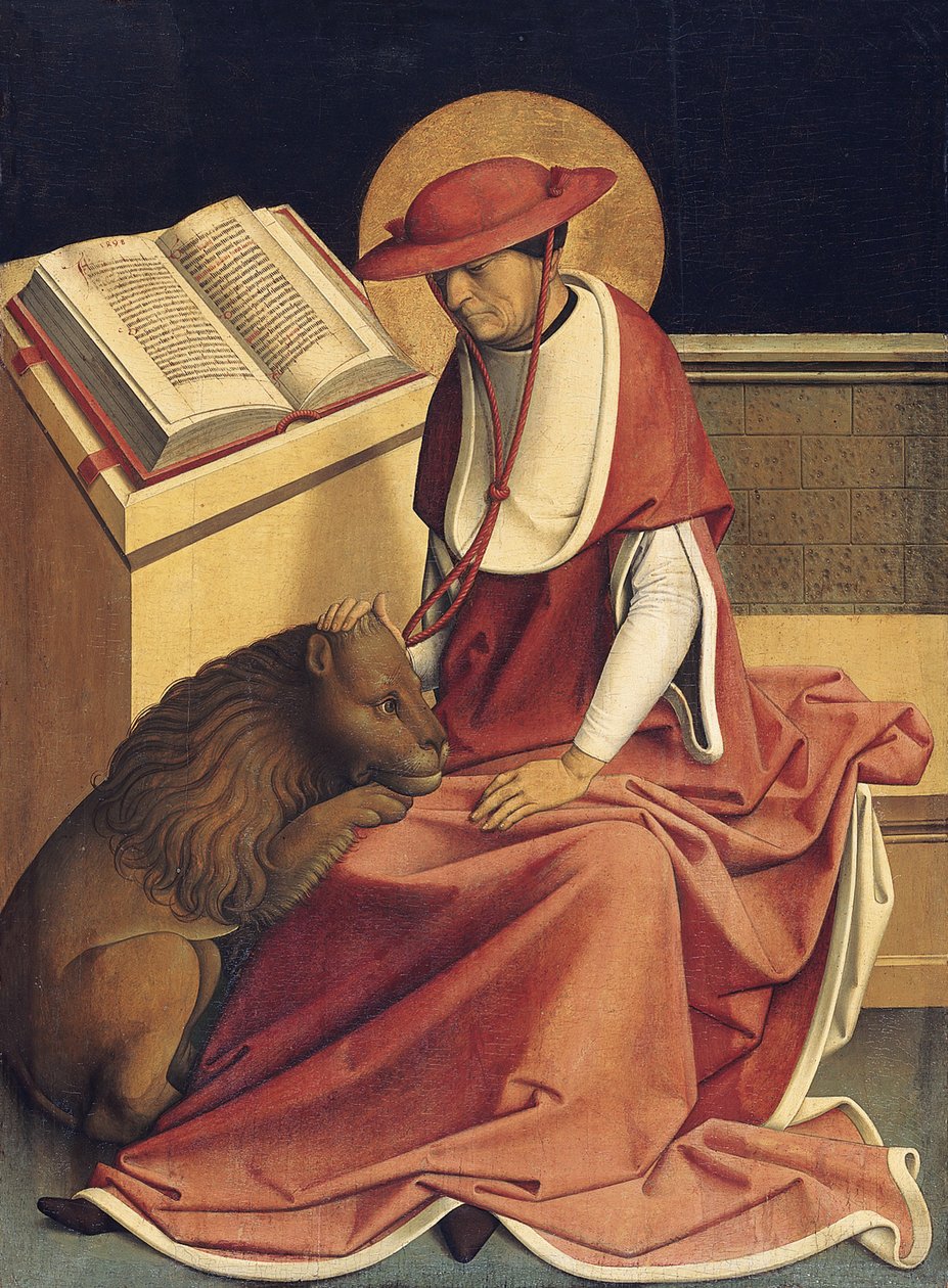 Saint Jerome as a Cardinal by Master of Grossgmain