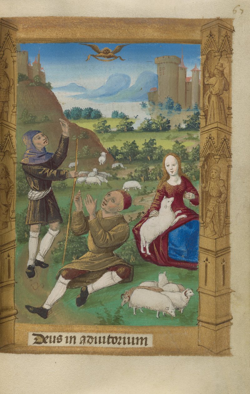The Annunciation to the Shepherds by Master of Guillaume Lambert