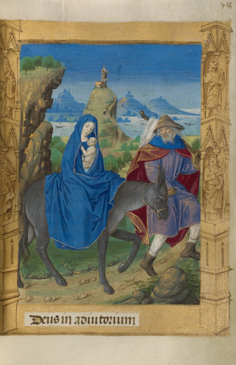 The Flight into Egypt by Master of Guillaume Lambert