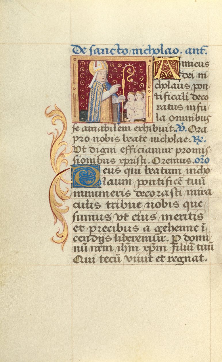 Saint Nicholas by Master of Jacques de Besançon