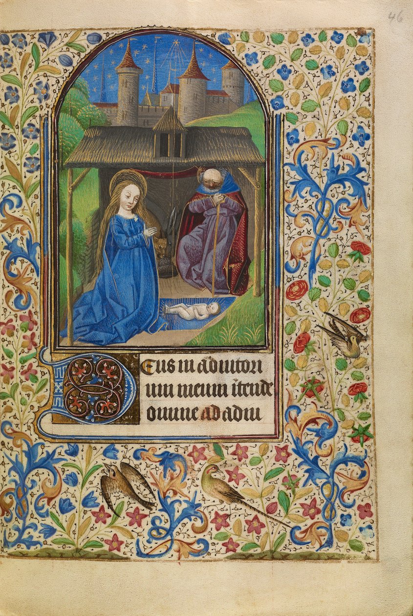 The Nativity by Master of Jacques of Luxembourg