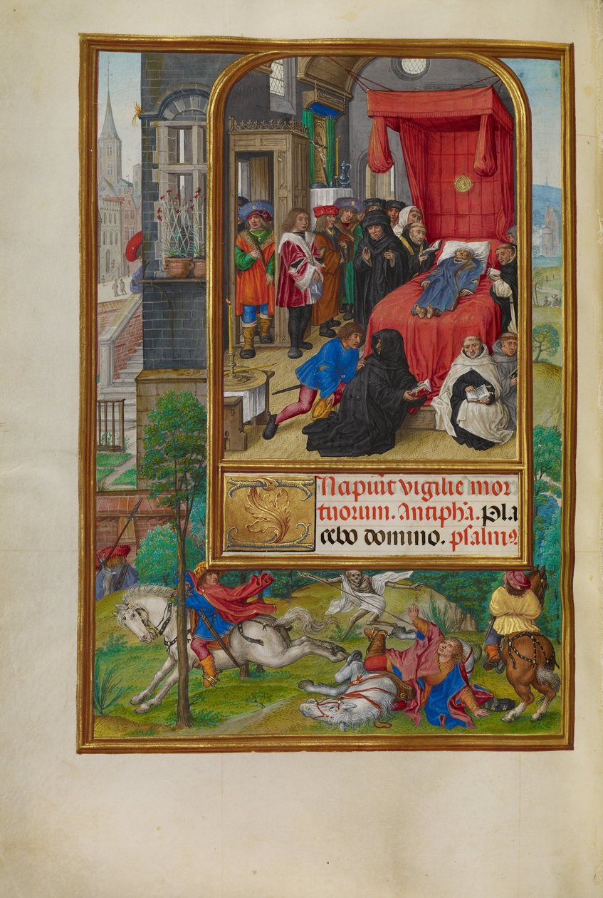 Deathbed Scene by Master of James IV of Scotland