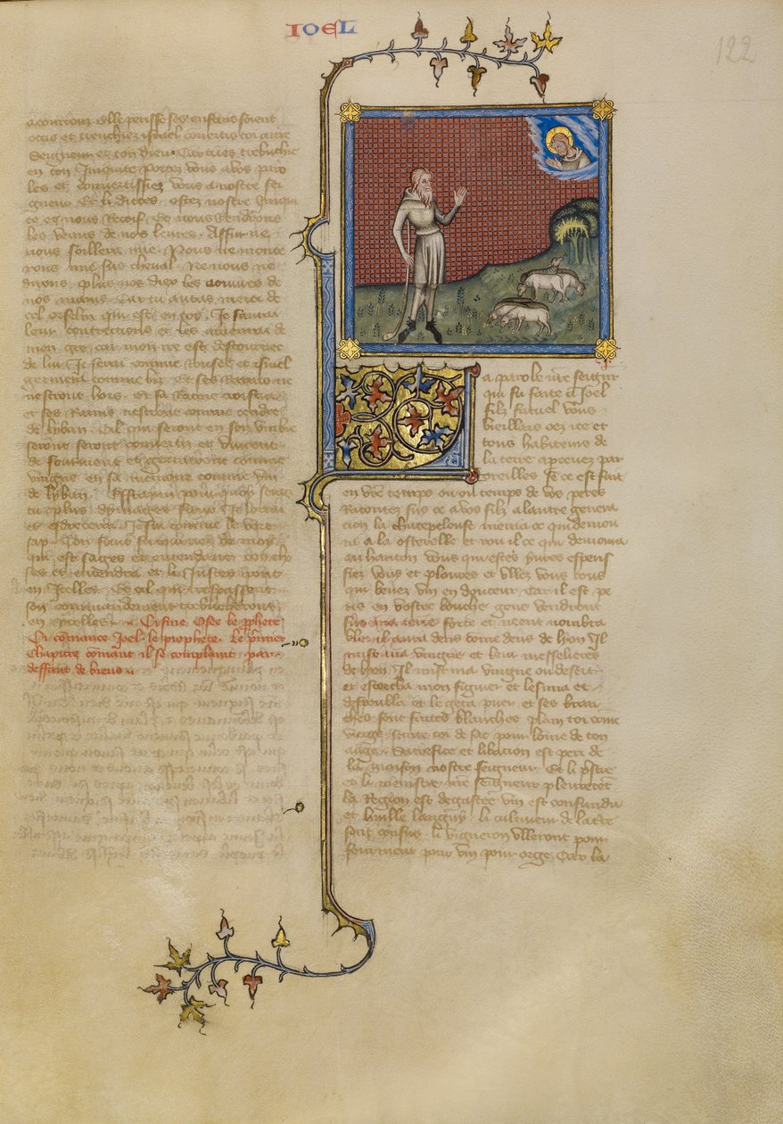 God Speaking to Joel by Master of Jean de Mandeville