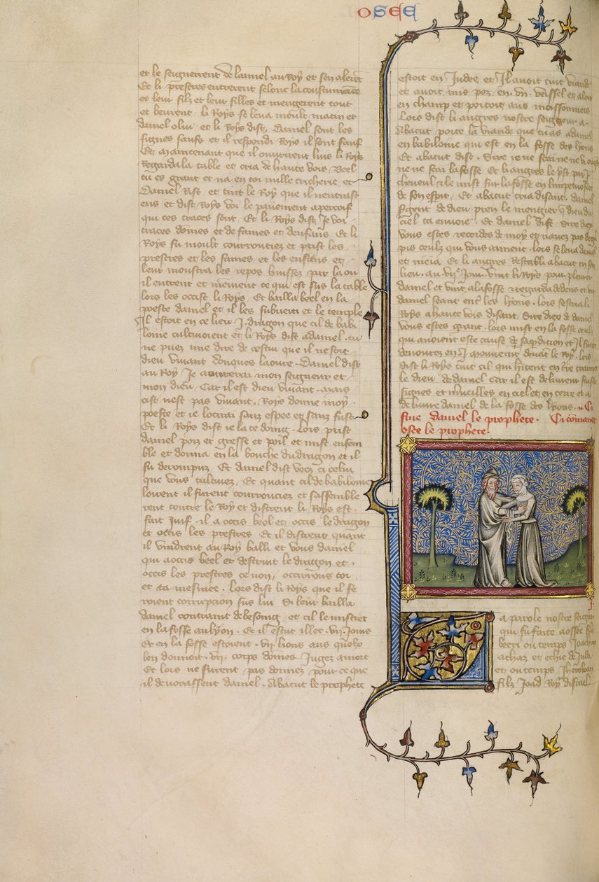 Hosea and Gomer by Master of Jean de Mandeville