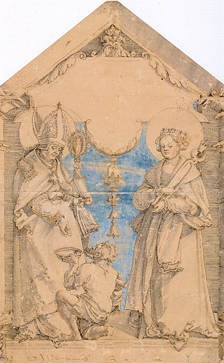 Saints Martin and Apollonia by Master of Messkirch