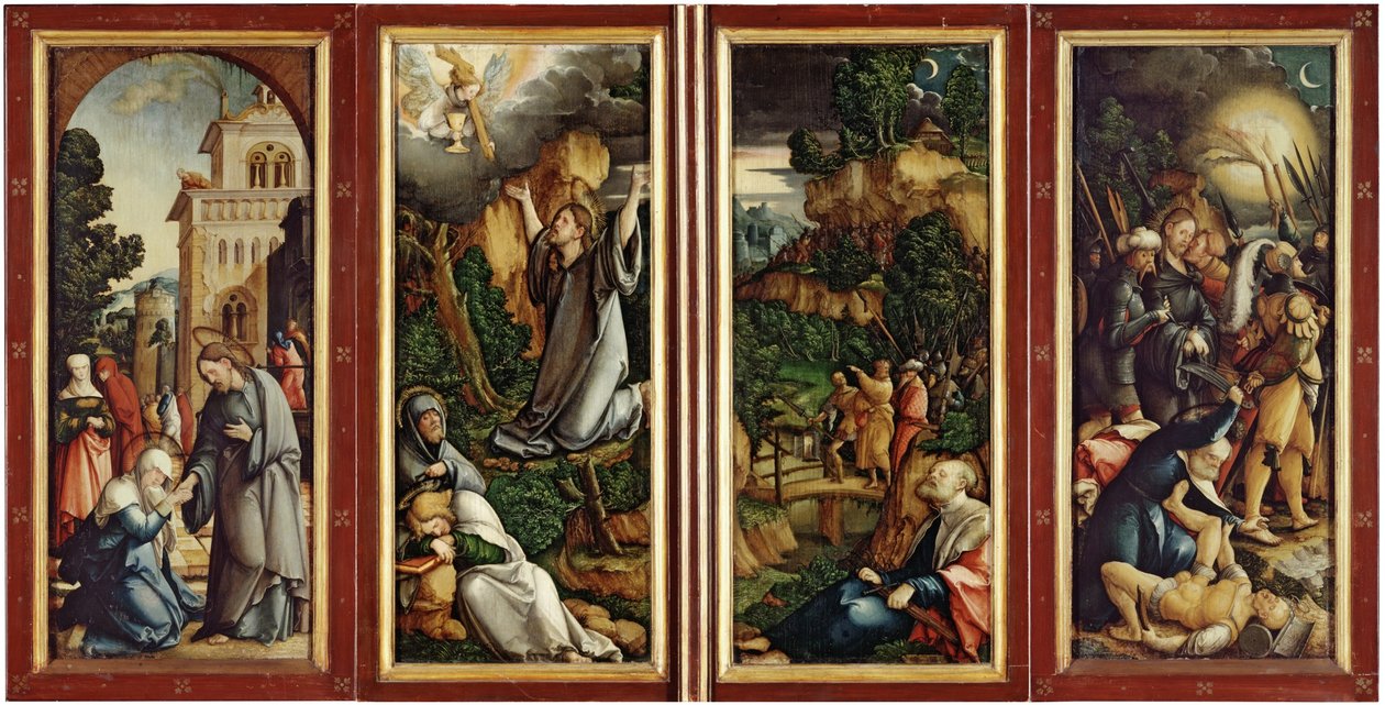 The Wildenstein Altarpiece (closed) by Master of Messkirch
