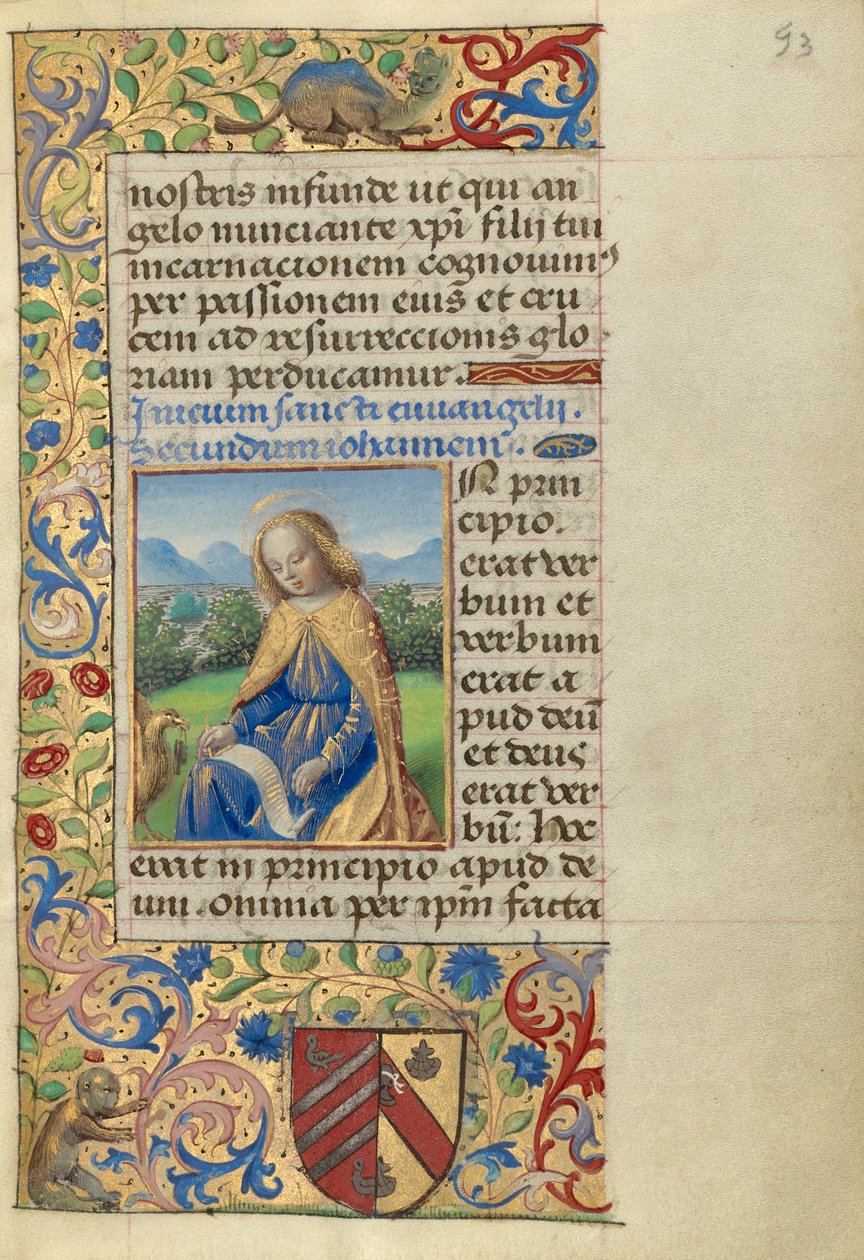 John on Patmos by Master of the Chronique scandaleuse
