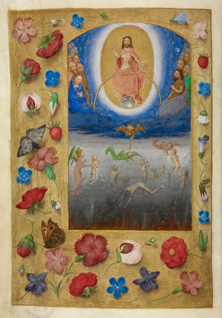 The Last Judgment by Master of the Dresden Prayer Books