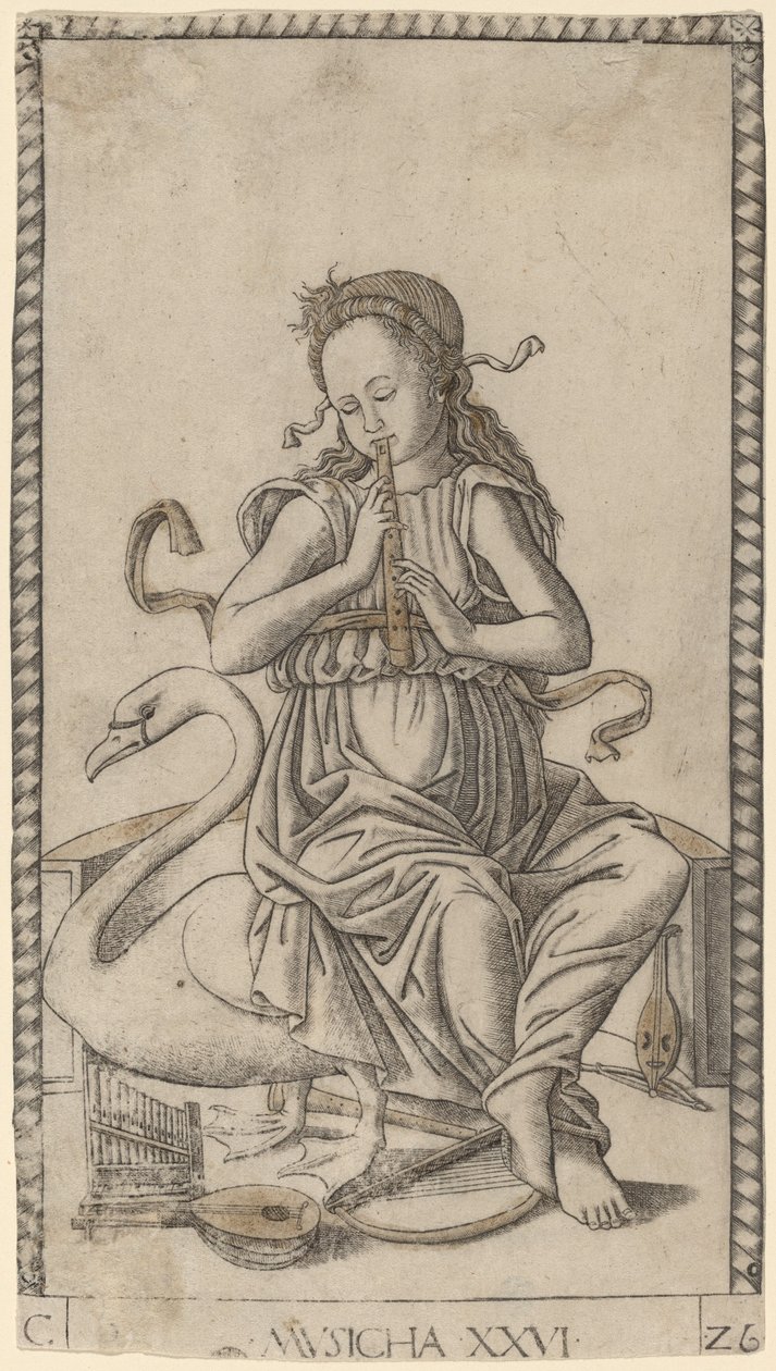 Music by Master of the E Series Tarocchi
