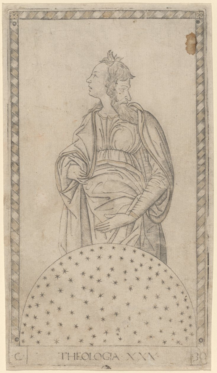 Theology by Master of the E Series Tarocchi