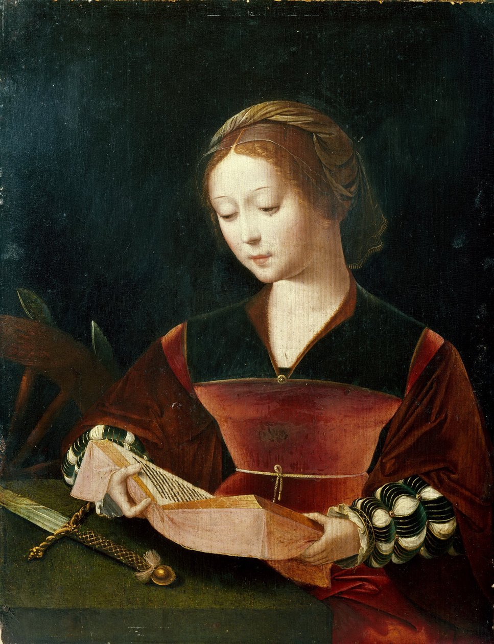 Catherine of Alexandria by Master of the Female Half Lengths