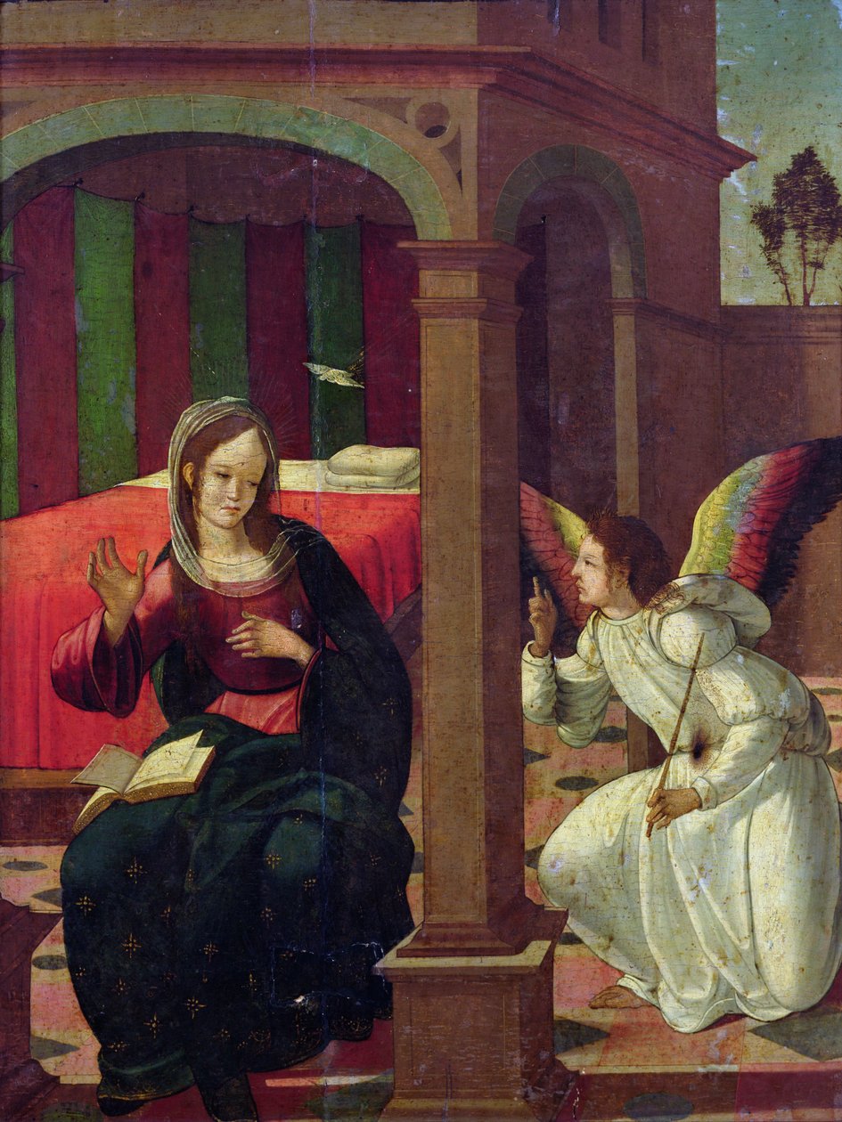 The Annunciation by Master of the Manchester Madonna
